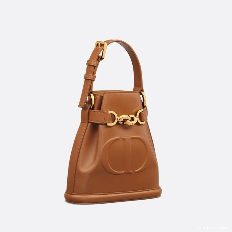 Cheap Bag Small Brown Dior C'est Calfskin CD-Embossed 0719 Luxury
